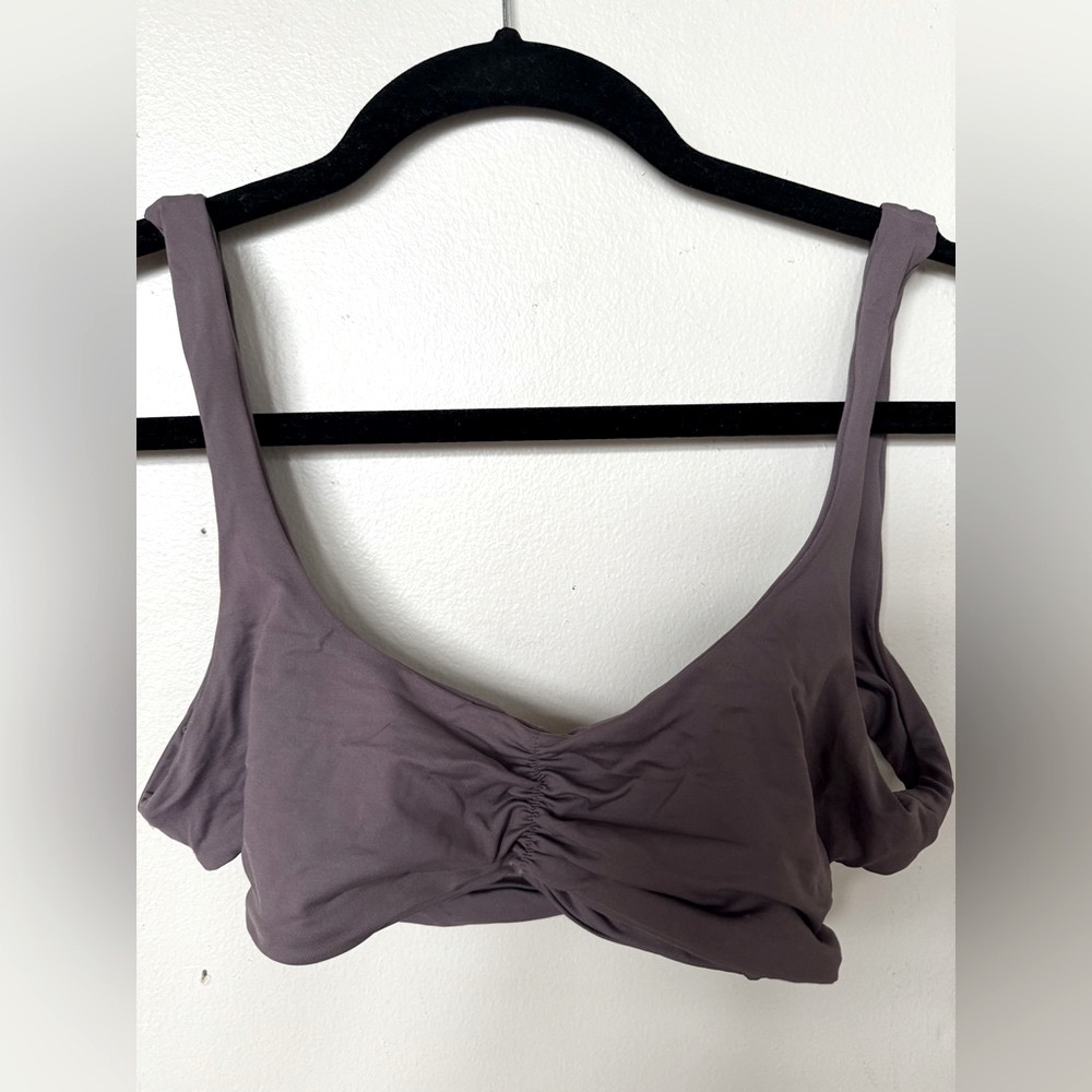 L*Space Cinch Front Criss Cross Back Bikini Top - Size S